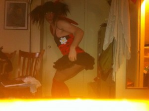 sissy ladybug sissy boi dressed as a lady bug